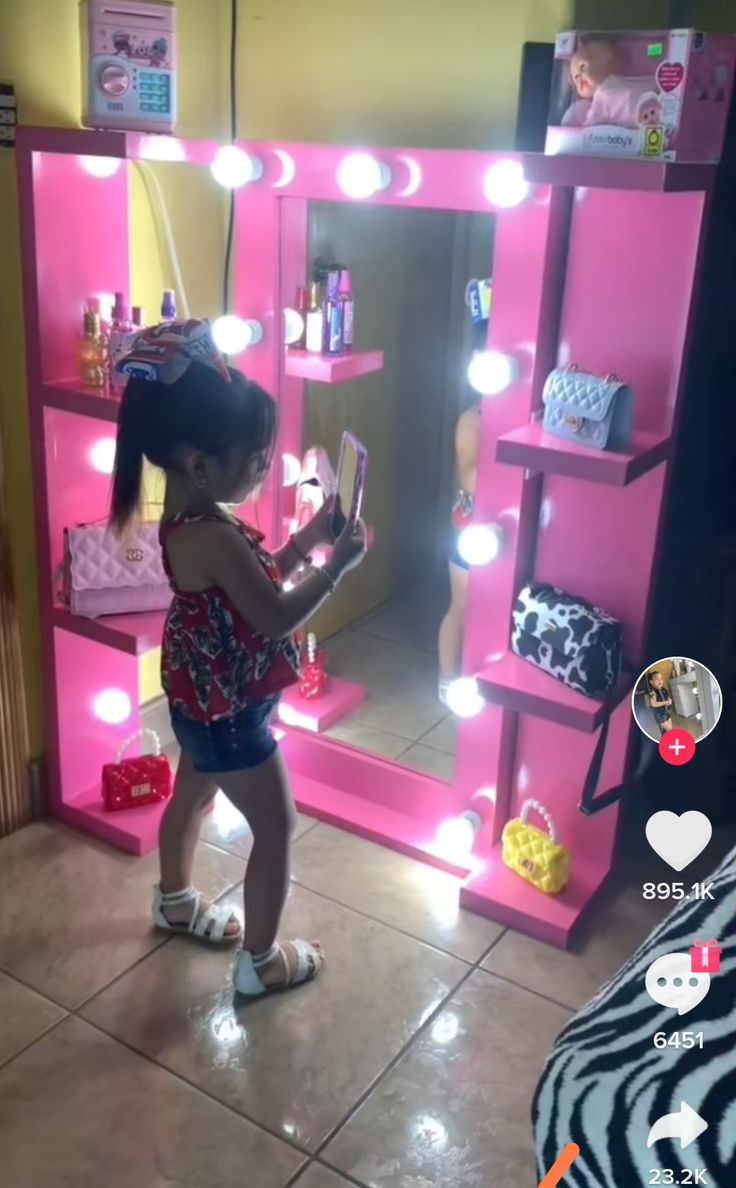 Barbie Bedroom Ideas Kids, Toddler Rooms Girly, Daughter Room Makeover, Minnie Mouse Bedroom Decor, Girls Room Diy, Toddler Projects, Girly Room Decor, Barbie Room