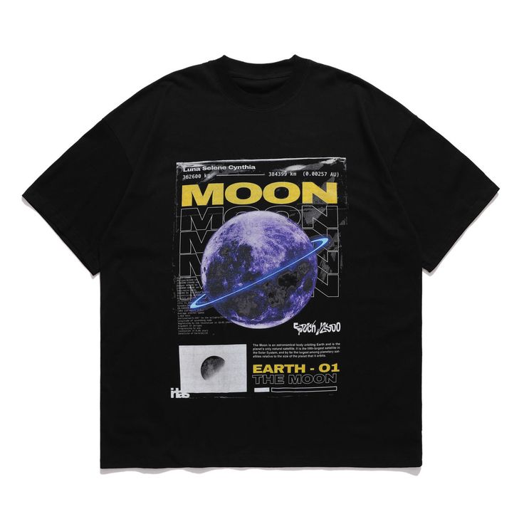 Reach for the stars with Speedy Apparel's "The Moon" Graphic T-Shirt. This shirt captures the mystery and beauty of the moon, blending cosmic inspiration with sleek, minimalist design. Perfect for those who love astronomy, space exploration, or simply admire the moon’s natural beauty, this tee is more than just clothing—it’s a statement of your connection to the universe. Why You’ll Love It: Stunning Moon Graphic: Features a detailed graphic of the moon, designed to inspire wonder and curiosity. Space Themed Party Shirt, Moon Graphic, Reaching For The Stars, Fabric Names, Space Exploration, Modern Fit, Types Of Collars, Astronomy, Minimalist Design