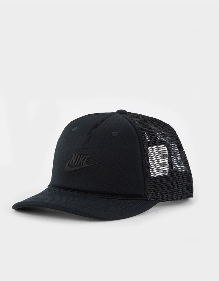 Nike Rise Trucker Hat. The Nike Rise Cap Brings The Classic Trucker Hat Look To Your Collection. This Structured, High-Depth Design Features A Foam Front Panel Combined With Mesh On The Back For That Signature Look. Cool Cotton Twill Sweatband Feels Smooth On Your Skin. Snapback Adjustability. Pre-Curved Bill. Mesh Back. Body: 100% Cotton. Mesh: 100% Polyester. Front Panel Lining: 100% Cotton. Pad: 100% Polyurethane. Hand Wash. Imported. Nike Cap For Streetwear, Nike Streetwear Baseball Cap, Nike Snapback Visor Hat For Streetwear, Nike Adjustable Trucker Hat, Nike Adjustable Spring Hats, Nike Snapback Trucker Hat For Streetwear, Nike Casual Snapback Trucker Hat, Casual Nike Snapback Trucker Hat, Nike Casual Snapback Visor Hat