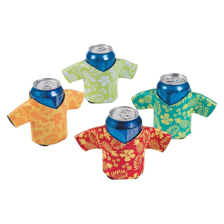 four different types of clothes are shown with cans in the shape of an infant's body