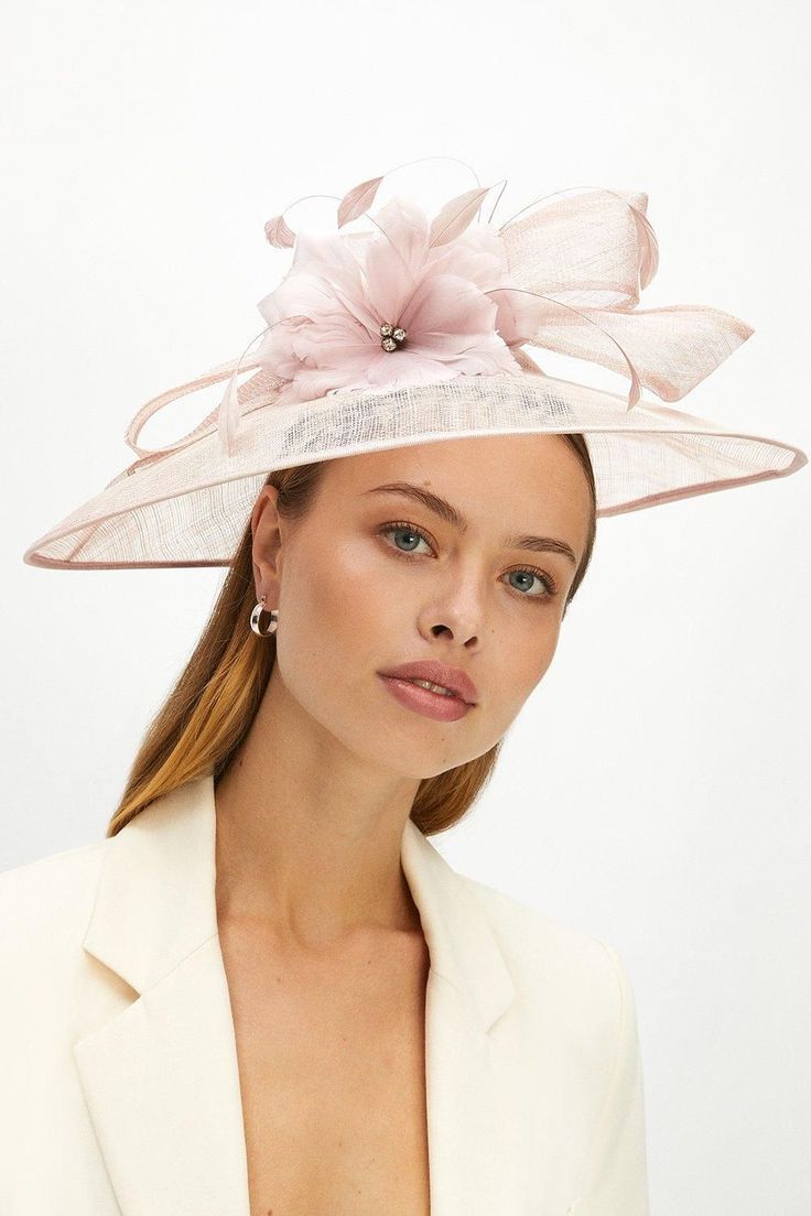 Premium Crystal Detail Hat Fascinator Morning Dresses, Bow Fascinator, Workwear Capsule Wardrobe, Coast Fashion, Organza Bow, Pink Fascinator, Occasion Hats, Spring Wedding Guest Dress, Hat Fascinator