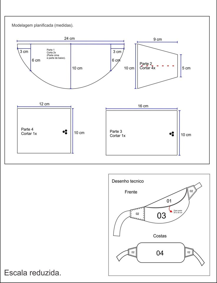 the diagram shows how to cut out an object