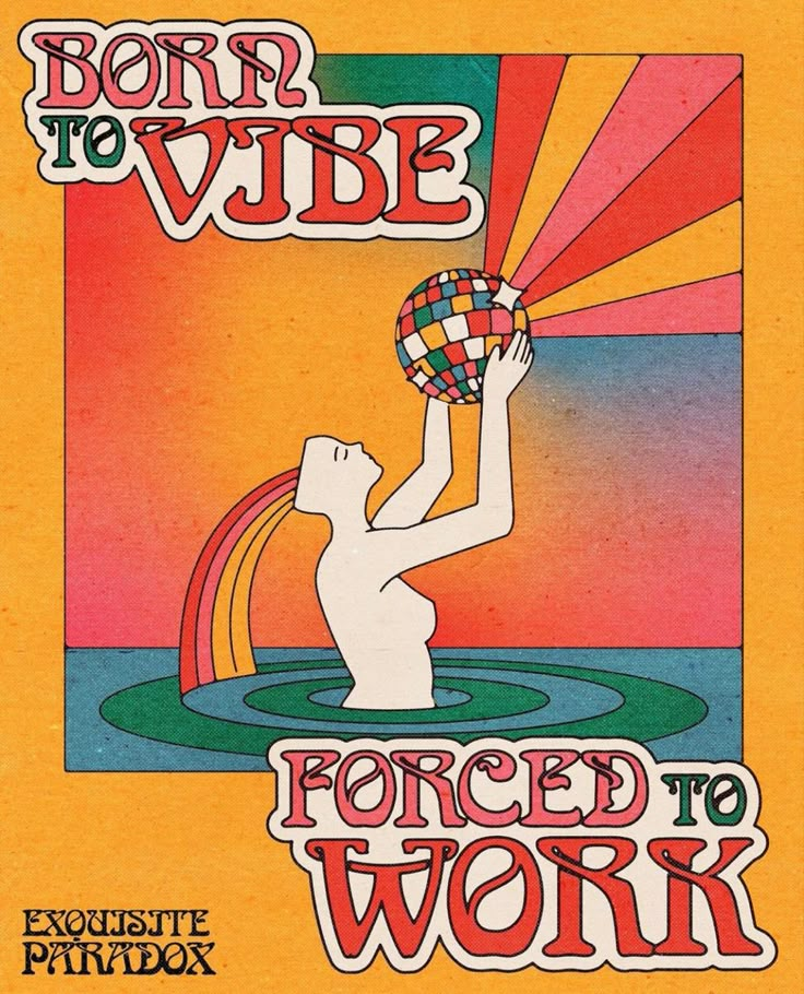 an advertisement for the concert force to work with a woman holding a ball in her hand