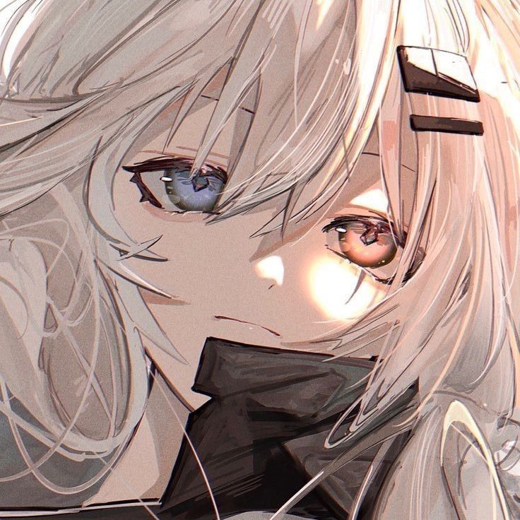 An Anime, White Hair, Blue Eyes, Hair, Anime, Blue, White