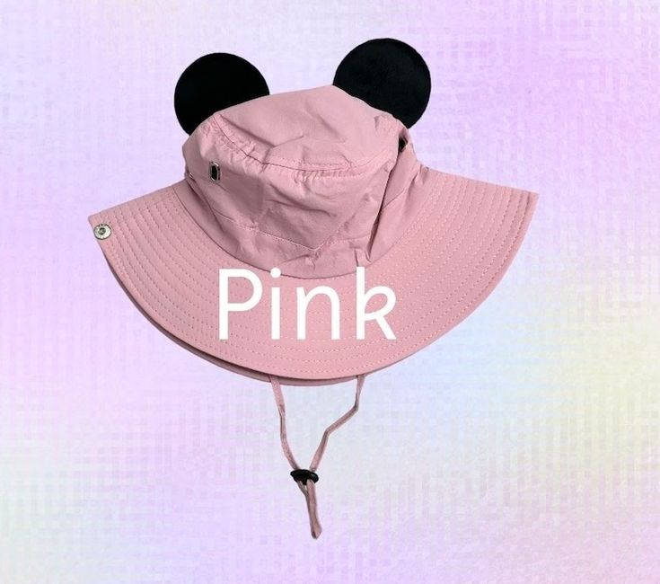 LAST RESTOCK Safari Mouse Ear Hat - Etsy Playful Adjustable Hats With Upf 50+, Playful Adjustable Sun Hat With Upf 50+, Pink Adjustable Summer Hat, Pink Adjustable Summer Sun Hat, Playful Bucket Hat With Upf 50+ And Adjustable Fit, Playful Adjustable Fit Bucket Hat With Upf 50+, Adjustable Brimmed Bucket Hat With Uv Protection, Playful Wide Brim Bucket Hat With Adjustable Fit, Fun Wide Brim Hat With Adjustable Fit