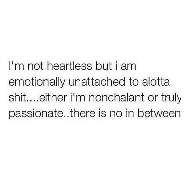 the text is written in black and white on a piece of paper that says i'm not heartless but i am emotionally