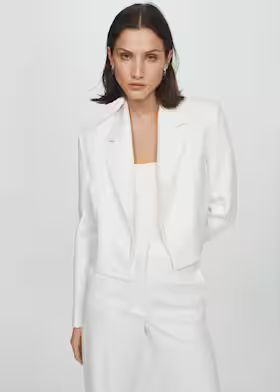 Shopping bag Chic V-neck Suits For Spring, Chic Structured Suits For Office Wear, Party Blazer With Structured Shoulders And Notch Lapel, Chic Structured Office Blazer, Elegant Spring Blazer With Lapel Collar, Elegant Lapel Collar Blazer For Spring, Sleek Notched Blazer For Spring, Sleek Spring Notched Blazer, Chic Structured Blazer For Office Wear