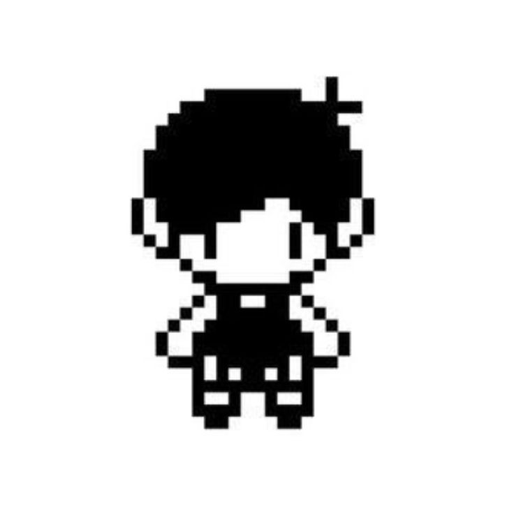 Pixel Art, White Background, Black And White, On Twitter, Twitter, White, Black, Art