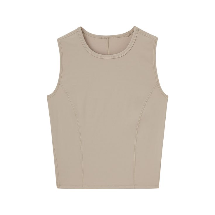 Simple and chic, our Mousse Cropped Sports Tank is designed to allow you to move to your own rhythm. Made from a sleek Mousse fabric that’s moisture-wicking and quick-drying, this top will work to keep you cool and comfortable in the gym or anywhere you go. Fit tip: if you're in between sizes, we recommend sizing up. Details Materials & Care Shipping & Returns • Sleeveless with a high neckline.• Features soft yet moisture-wicking Mousse fabric, designed to stretch with your every move.• Perfectl Sport Tank, In The Gym, Keep Your Cool, High Neckline, The Gym, Light Gray, Quick Dry, Moisture Wicking, Light Grey