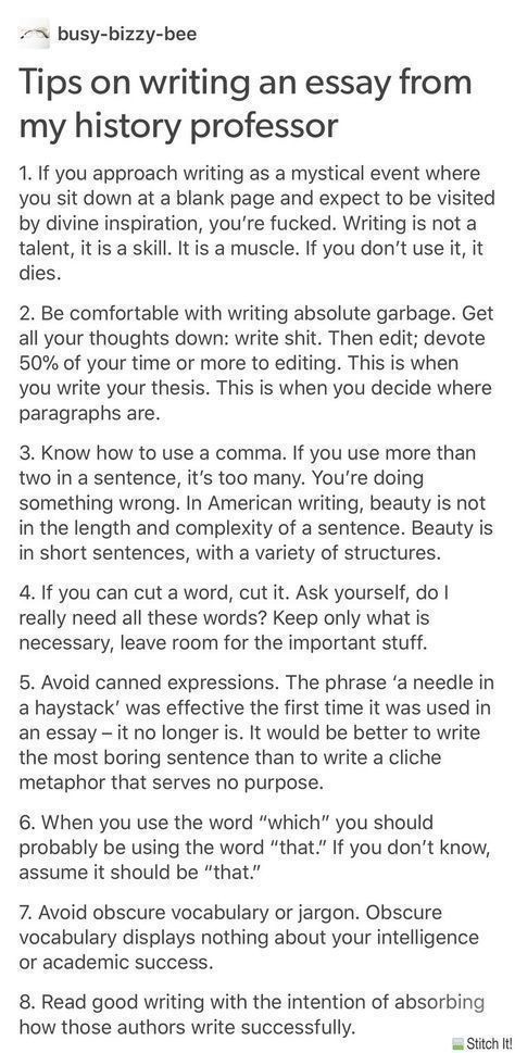 an article about how to write a research paper with the title tips on writing an essay from my history professor