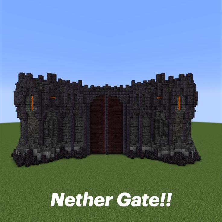 the nether gate in minecraft is open and ready to be used as an entrance