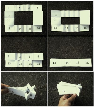 the instructions for how to make an origami airplane with numbers and letters on it