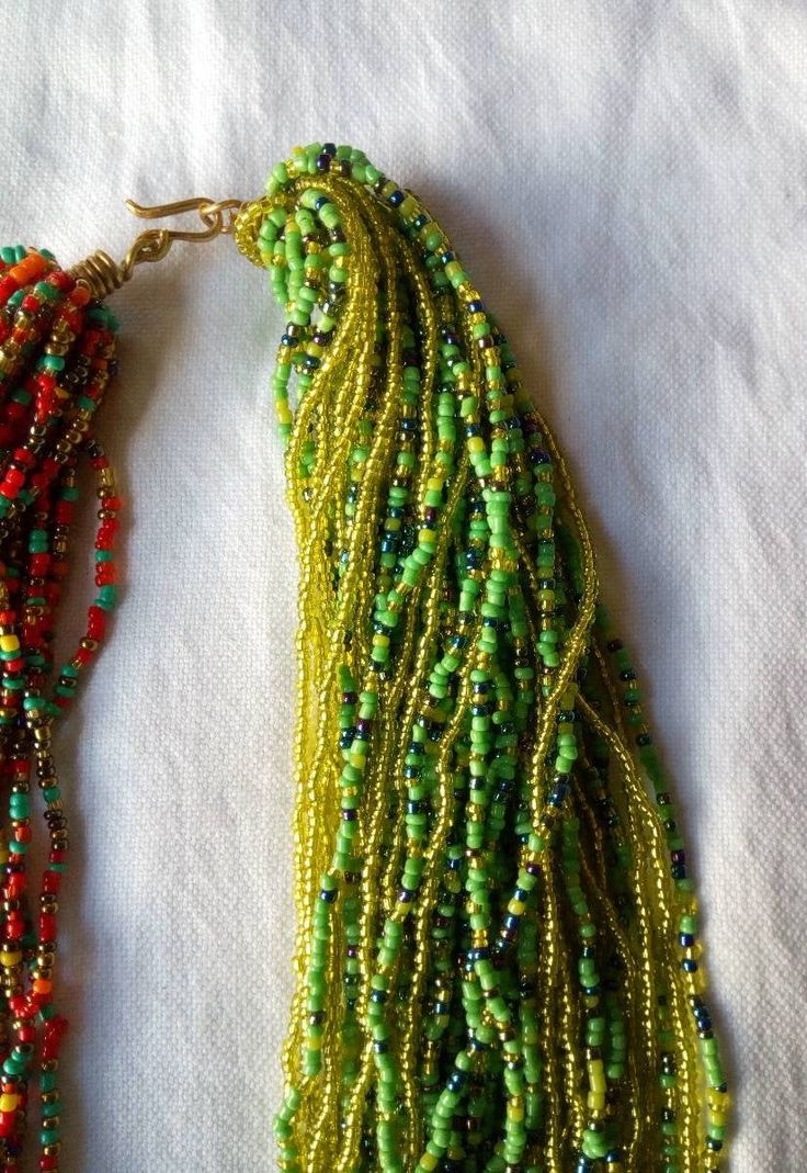 African beaded necklace, multicolored handmade chunky necklace, tribal jewelry. Colour -- yellow with red and mixed colour beads. Length --24 inches. It has a unique not thus makes it more beautiful . Ships via dhl express. Thank you for stopping by. Bohemian Multi-strand Green Beads, Green Multi-strand Beaded Necklace For Festival, Green Multi-strand Beaded Necklaces For Festivals, Bohemian Green Multi-strand Beads, Faceted Multi-strand Beads For Gifts, Traditional Green Multi-strand Beaded Necklaces, Traditional Green Multi-strand Beads, Bohemian Faceted Beads For Crafting, Adjustable Green Beaded Bracelets With Dangling Beads