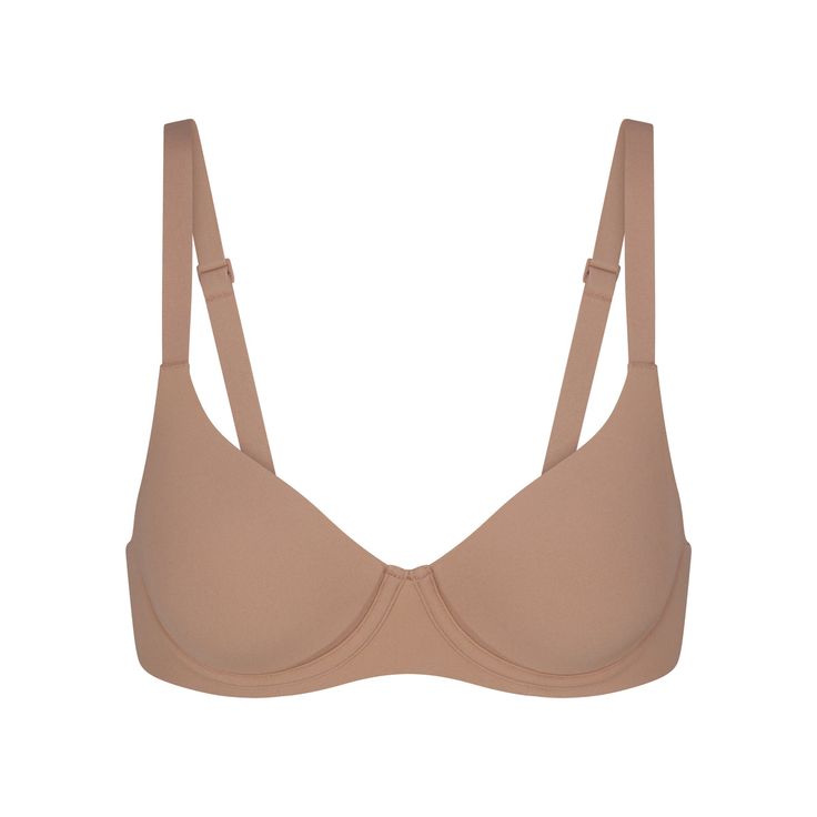 FITS EVERYBODY FULL COVERAGE BRA | SIENNA - FITS EVERYBODY FULL COVERAGE BRA | SIENNA Comfy Bras, Comfy Bra, Cute Bras, Full Coverage Bra, Plunge Bra, Bra And Panty Sets, Be True To Yourself, Bronze Color, Bra Sizes