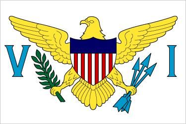 the flag of the united states of america, with two eagle emblems on it