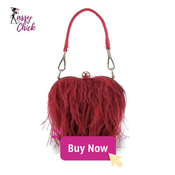 Ostrich Feather Heart-Shaped Clutch Bag is this women's evening handbag, which is both formal wear for weddings and proms as well as more casual evening wear. This women's evening clutch bag is the ideal size for a night out. It's big enough to carry your essential items such as ID cards, smartphones, money, and makeup while still being able to comfortably zip shut, but small enough to easily carry as an evening purse. Ostrich Feather Heart-Shaped Clutch Bag Main Material: Polyester Interior: No Luxury Shoulder Bag For Valentine's Day Evening, Luxury Evening Bags With Feather Trim, Luxury Evening Bag With Feather Trim, Luxury Evening Shoulder Bag For Valentine's Day, Luxury Valentine's Day Evening Shoulder Bag, Elegant Bags With Feather Trim For Events, Chic Formal Bags With Feather Trim, Luxury Party Bags For Valentine's Day, Chic Bags For Valentine's Day Event