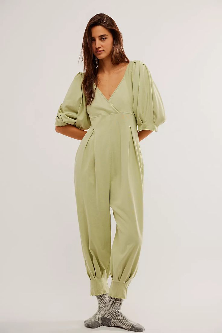 Lotta Love Romper | Free People Spring Loungewear Jumpsuits And Rompers With Short Sleeves, Spring Short Sleeve Jumpsuits And Rompers For Loungewear, Spring Solid Color Loungewear Jumpsuits And Rompers, Spring Daywear Jumpsuits And Rompers With Short Sleeves, Spring Daywear Short Sleeve Jumpsuits And Rompers, Spring Daywear Jumpsuits With Short Sleeves, Spring Short Sleeve Daywear Jumpsuits And Rompers, Spring Short Sleeve Jumpsuits And Rompers For Daywear, Chic Spring Jumpsuits And Rompers With 3/4 Sleeves