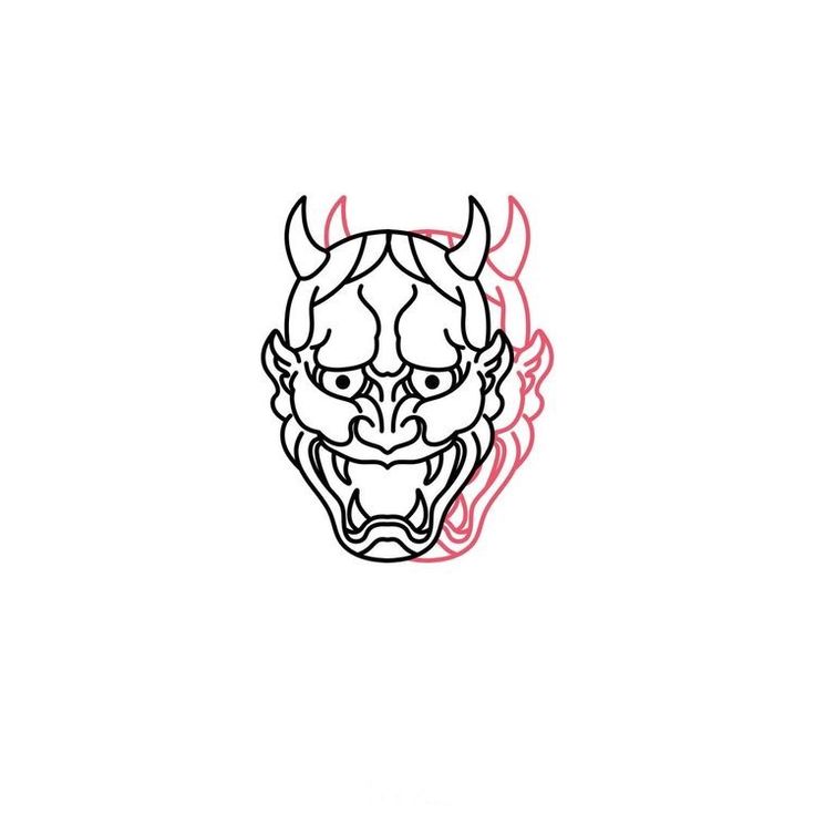 Tattoo oni mask dövme maske şeytan maskesi Flash Tattoo, Tattoo Idea, Tattoo Inspo, Line Drawing, Body Art, Piercings, Tattoo Designs, Flash, Tattoo Ideas