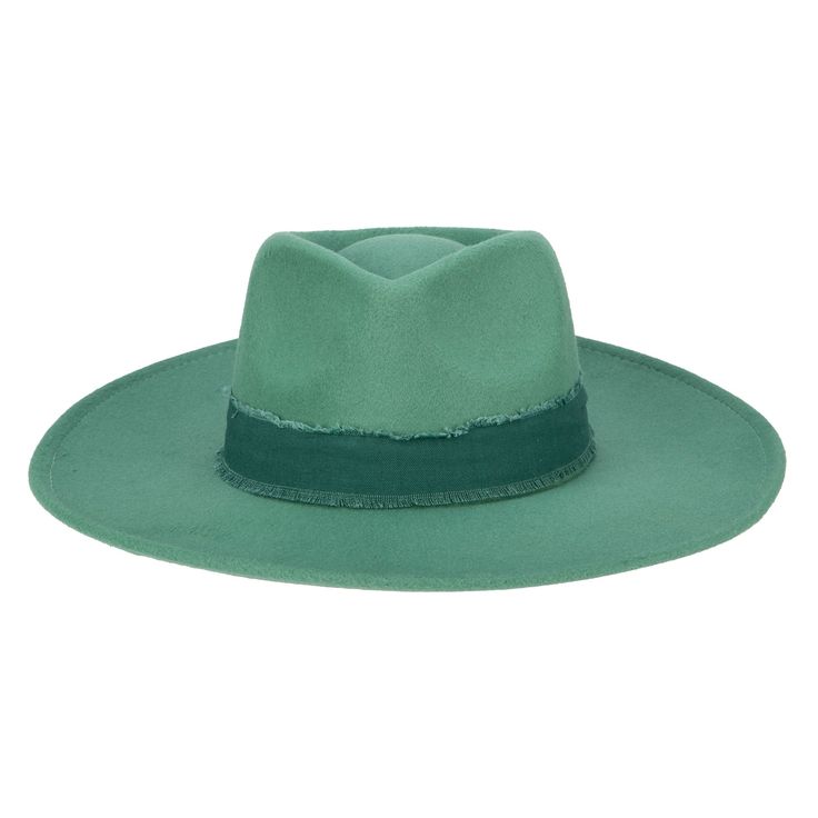 Faux felt fedora with tonal frayed cotton band. Features: Color: Teal, Pink, WhiteMaterial: 100% PolyesterBrim Size: 3.75"Women's One Size: 57cmUPF 50 Wide Brim Hat Summer, Sand Collection, Facebook Style, Fall Hats, Felt Fedora, Summer Favorites, Scarf Poncho, Teal And Pink, Dress Hats