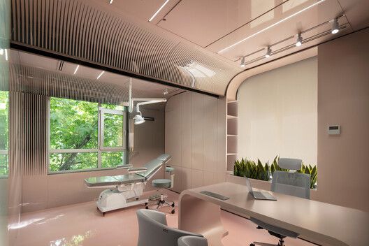 Gallery of Baftar Dermatology Clinic / AsNow Design & Construct - 14 Dermatology Clinic, Clinic Interior Design, Tehran Iran, Clinic Design, Waiting Area, Medical Office, Architectural Photography, Tehran, Cozy Corner