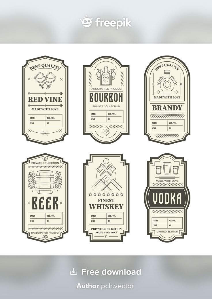 Old Label Design, Vintage Liquor Labels, Liquor Label Design, Ticket Design Vintage, Alcohol Bottle Design, Alcohol Label Design, Vintage Alcohol Labels, Label Drawing, Can Packaging Design