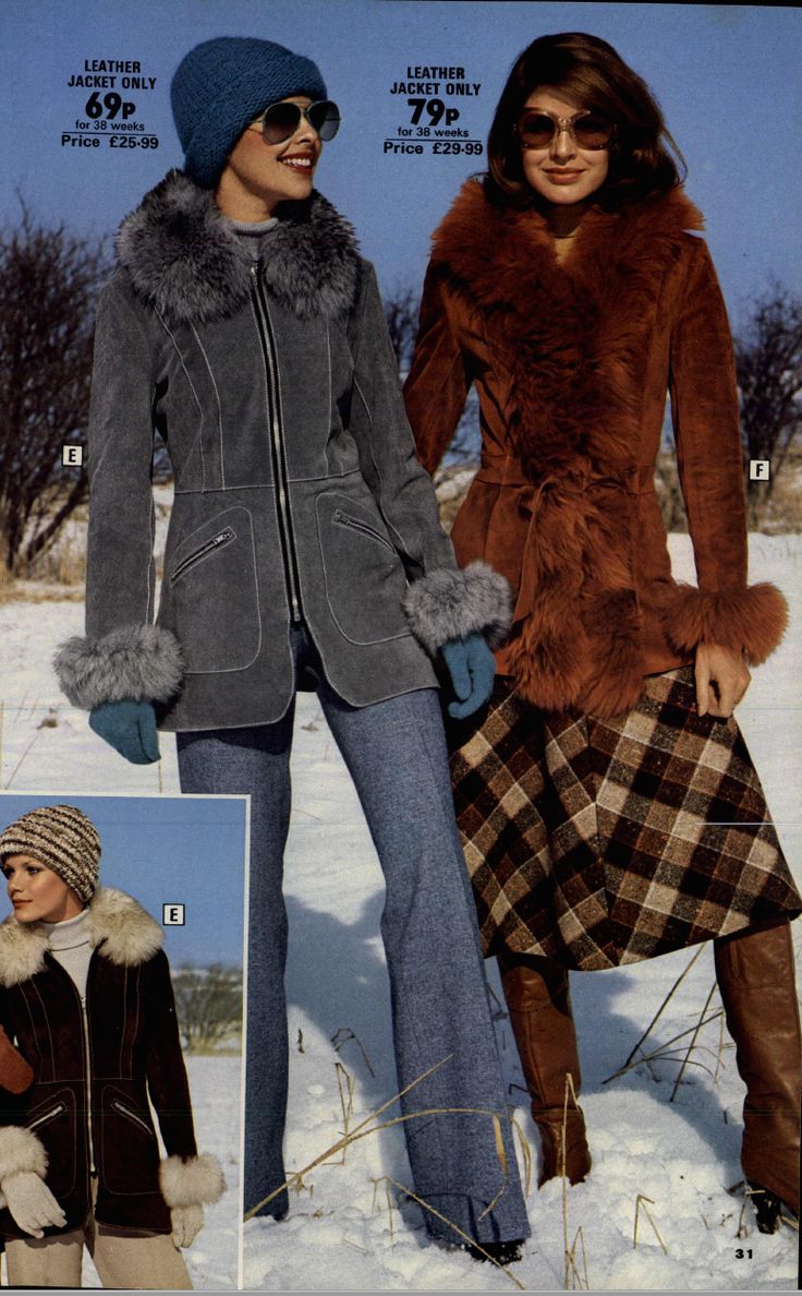 70s Uk Fashion, 70s Miami Fashion, 70s Winter Dress, 1970s Winter Fashion Women, Winter In The 70s, 70s Fashion Autumn, 60s 70s Fashion Women, 1975 Fashion Women, 60s Winter Aesthetic