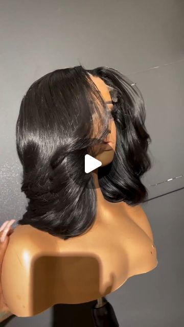 𝙈𝙮 𝙉𝙚𝙬 𝙇𝙤𝙤𝙠, 𝘽𝙚 𝙔𝙤𝙪𝙧𝙨𝙚𝙡𝙛 on Instagram: "Wavy middle part bob>>>This is real pretty! Die for the sexy curls😍😍❤️❤️ Hair: Limited Design Natural Black 5x6 Lace Closure Bob Wig  22inch Balayage Highlight 6X5 Glueless Wig =$139 20inch Body Wave 360 Lace Front Wig =$149 30inch Natural Black 13x4 Lace Front Wig =$199  🎁Up to 120$ Off X Buy 1 Get 1 Free 💸Shop Now Pay Later with 𝐊𝐥𝐚𝐫𝐧𝐚&𝐀𝐟𝐭𝐞𝐫𝐩𝐚𝐲 . . . #megalookhair #megalookwig #wigreview #wig #wigs #humanhairwig #wigmaker #wigmaking #wigfactory #wigforblackwoman #wiginfluencer #wiglife #bodywave #bobwig #bobwigs #curlybob #wiginfluencer #wigreview #boblife #wiginstall #lacewigs #lacemelt #deepwave #bobtutorial #wavyhairtutorial #blackgirlhairstyles" Bob Hairstyles For Black Women Sew In Closure, Layered Bob Lace Front Wig, How To Style Bob Wig, Deep Side Part Bob Quickweave, Long Bob Quick Weave, Closure Bob Sew In, Middle Part Closure Bob, Middle Part Bob With Curls, Body Wave Wig Styles