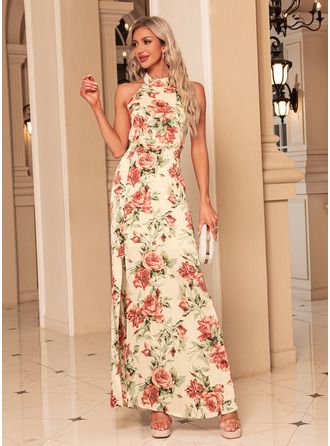 JJ's House No Flower Floral Print Satin Maxi Halter High Neck Summer A-line Leg Slit Yes Yellow S Height:5.7ft(174cm) Bust:33.5in(85cm) Waist:26in(66cm) Hips:36in(91cm) Dress. #JJ's House #No #Flower #FloralPrint #Satin #Maxi #Halter #HighNeck #Summer #Aline #LegSlit #Yes #Yellow #S #Dress Mom Dresses, Floral Dress Formal, Bodycon Dresses Casual, Floral Wedding Dress, Silk Floral Dress, Floral Dresses Long, Satin Maxi, Satin Maxi Dress, Mom Dress