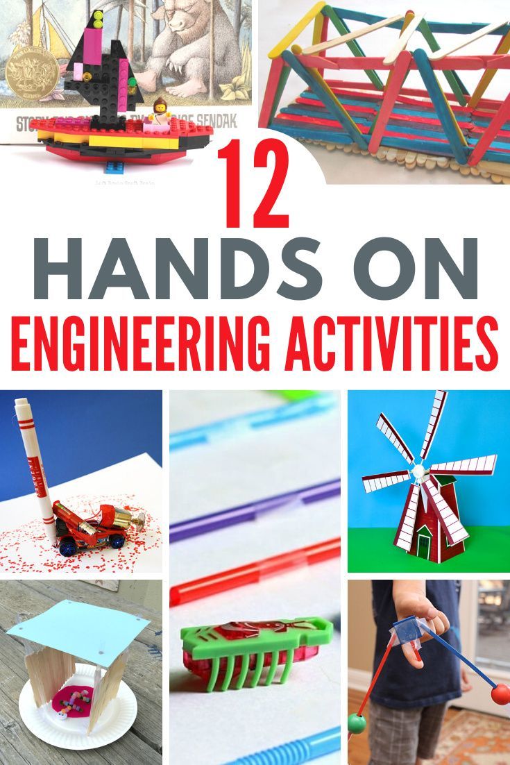 twelve hand - on engineering activities for kids