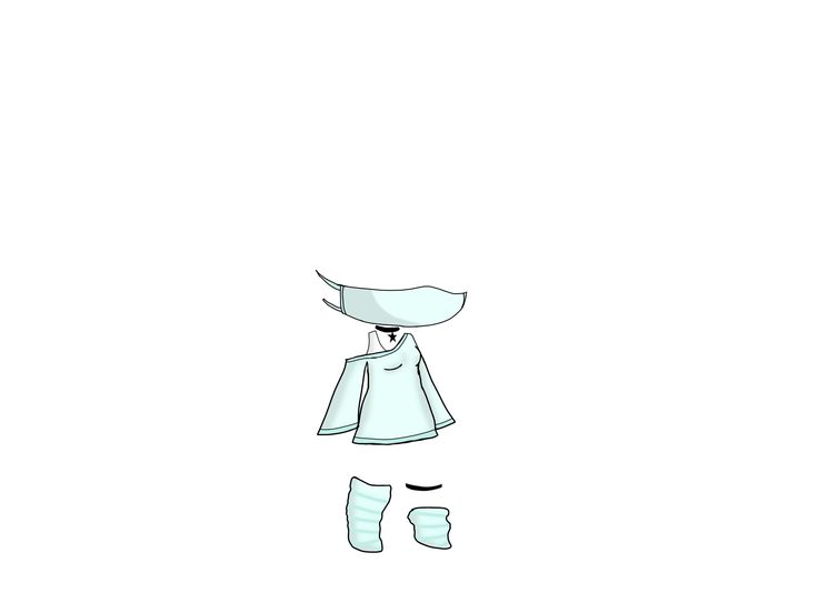 a drawing of a person wearing rain boots and a blue shirt with a hat on it