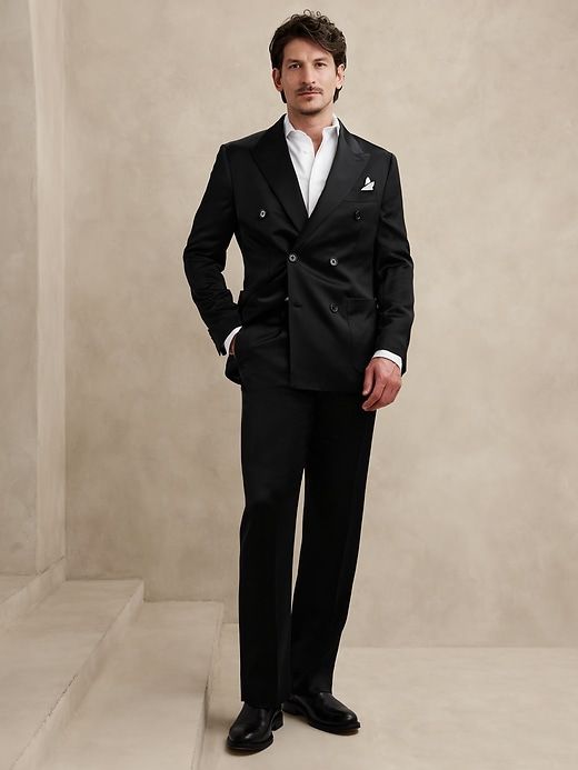 Unique Wedding Suits Groom, Black Tie Mens Attire, English Hunting Outfit, Men Formal Outfit Classy, Men Formal Outfit, Tailored Suits For Men, Men Suits Black, Double Breasted Suit Men, Suit For Men Wedding