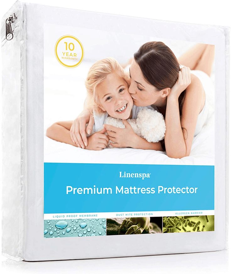 the mattress protector protects your child's bedding