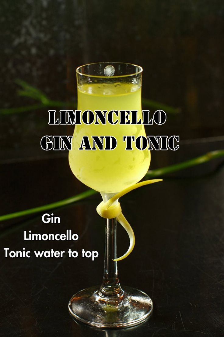 A crisp Limoncello Gin and Tonic served over ice with a lemon twist and fresh herbs in a glass. Limoncello Cocktail, Chocolate Tequila, Classic Gin Cocktails, Limoncello Cocktails, Citrus Drinks, Water Chestnut, Gin Cocktail, Citrus Twist, Light Snacks