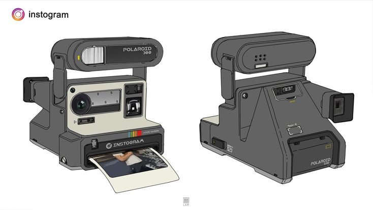 an old polaroid camera is being used to print pictures