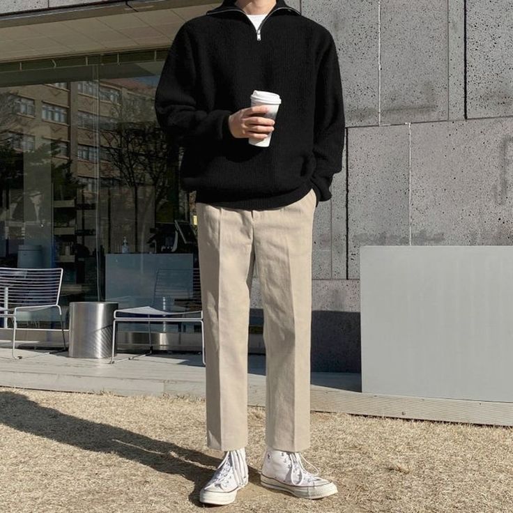 Half Zipped Sweater Outfit Men, Half Zip Up Sweater Outfit Men, Elevated Minimalist Fashion Men, Tall Boy Outfits, Mens Half Zip Sweater Outfit, Half Zip Sweater Outfit Men, Men’s Turtleneck Outfit, Half Zip Outfit Men, Half Zip Outfit