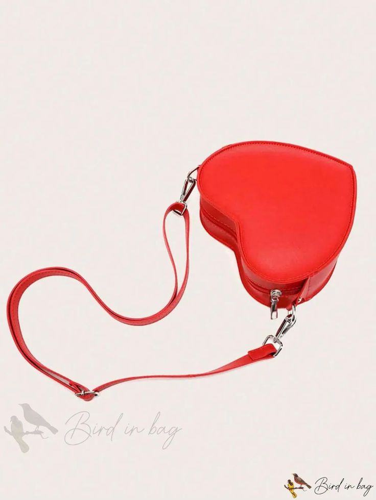 BirdinBag - Cinturón de cuero termoformado Leather Shoulder Bag With Detachable Strap For Valentine's Day, Leather Heart-shaped Bag With Detachable Strap, Leather Heart-shaped Bag With Adjustable Strap, Leather Bags With Adjustable Strap For Valentine's Day, Rectangular Leather Bag For Valentine's Day, Everyday Use Heart-shaped Leather Shoulder Bag, Red Shoulder Bag For School On Valentine's Day, Valentine's Day Leather Rectangular Bag, Leather Shoulder Bag For Valentine's Day Gift