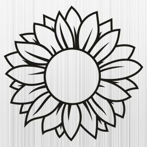 Sunflower Outline SVG Sunflower Outline, Sunflower Logo, Sunflower Vector, Svg Sunflower, Svg Art, Sunflower Svg, Sunflower Png, Svg Silhouette, Best Resolution