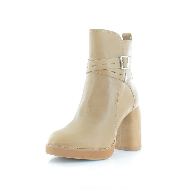 Features - 0.6" Platform, 3.5" Block Heel - Round Toe - Inside Zip Closure - Leather Upper - Rubber Sole Brand: Lucky Brand Style: Natesa Color: Latte Width: Medium Heel Height: 4 Inches Material: Leather Condition: New With Box Suggested Retail: $149.00 Chic Ankle Strap Beige Boots, Chic Beige Ankle Strap Boots, Elegant Cream Heeled Boots With Block Heel, Elegant Beige Ankle Strap Boots, Elegant Cream Block Heel Boots, Beige Round Toe Heeled Boots For Formal Occasions, Elegant Beige Round Toe Boots, Elegant Beige Heeled Boots With Round Toe, Formal Beige Boots With Block Heel