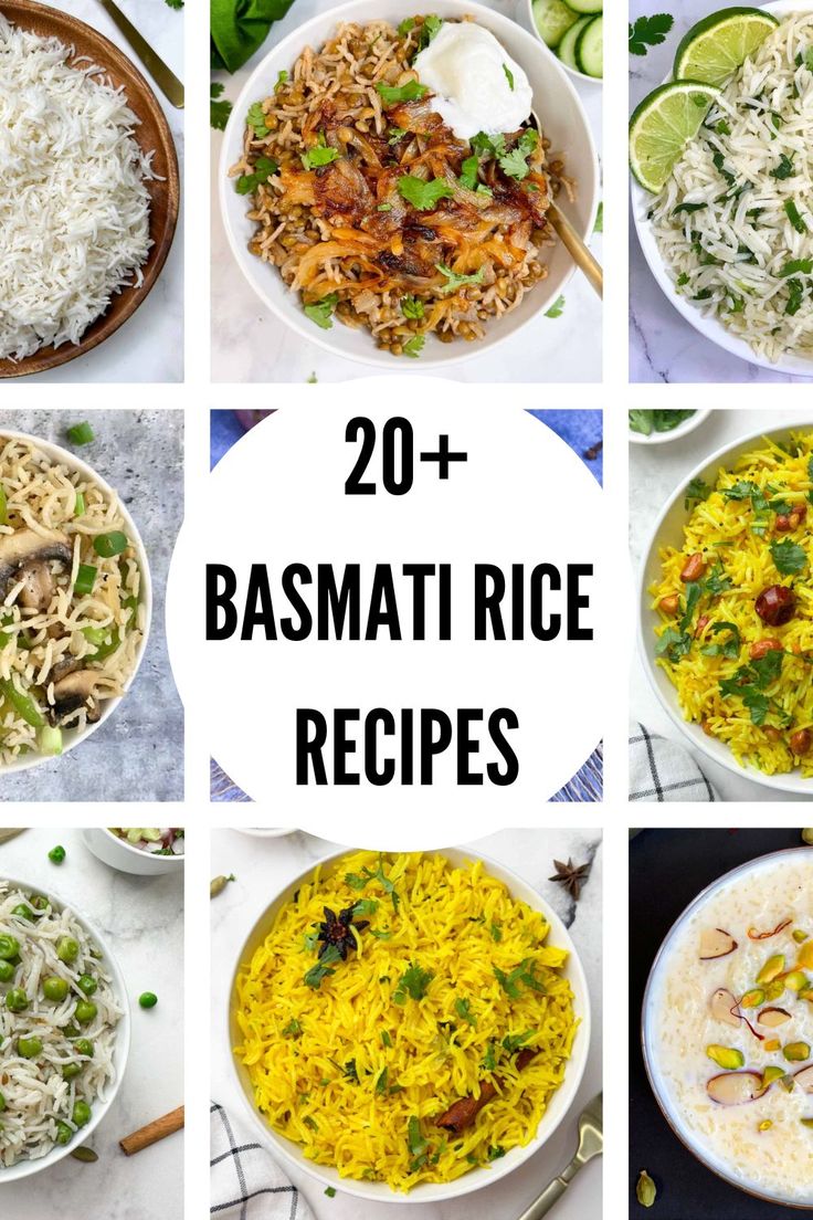 20 + basmati rice recipes