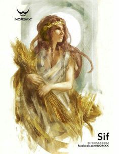 an artistic painting of a woman holding wheat