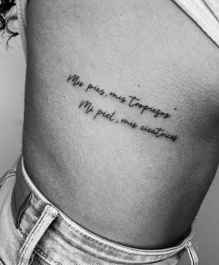 a woman's stomach with an inscription on it that says, we miss you everyone