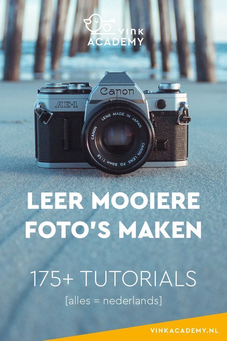 a camera sitting on the ground with text overlaying it that reads, leer mooiere foto's maken