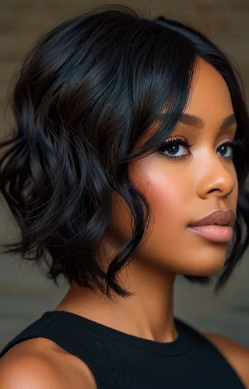 Default short hairstyles for black wavy hair 2 1 Wavy Bob Hairstyles Black Women, Megan Good Bob Hairstyles, Hair Styles For Short Hair For Black Women, Different Bob Styles For Black Women, Bob With Waves Black Hair, Shaved On One Side Hairstyles, Short Bobs Haircuts For Black Women, Short Bob Weave Hairstyles Sew Ins, Flirty Bob Hairstyles