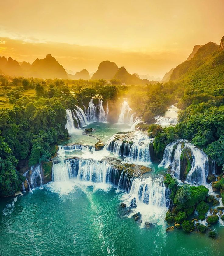 the beautiful waterfalls in plitka national park, croatia