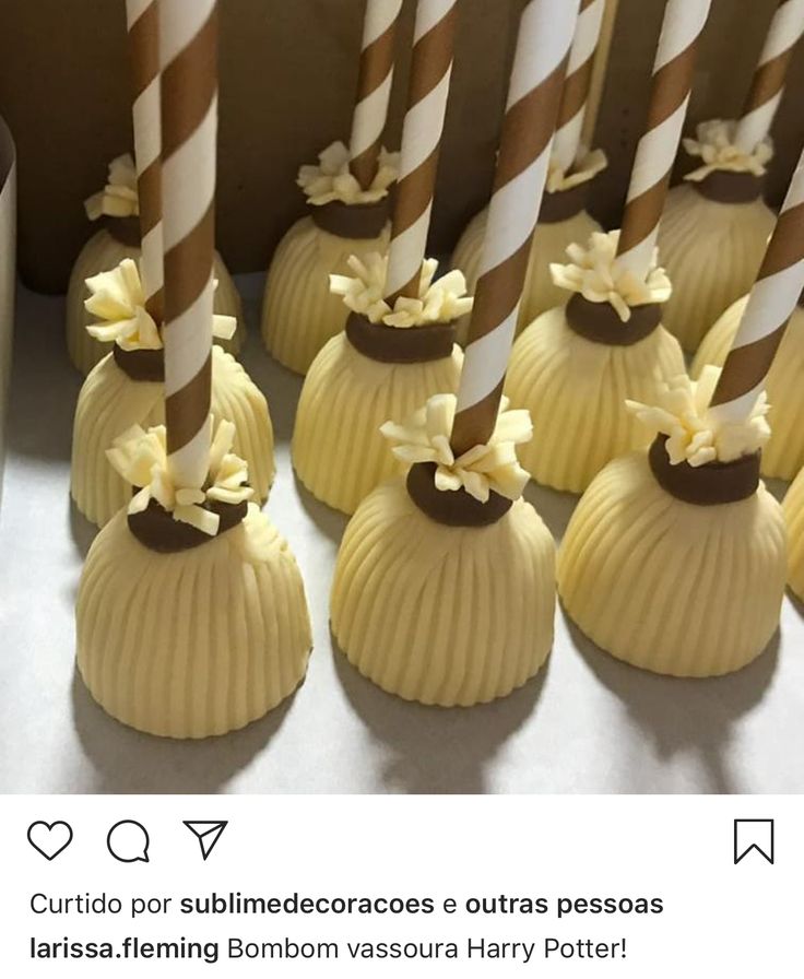 there are many chocolate candies with candles in them