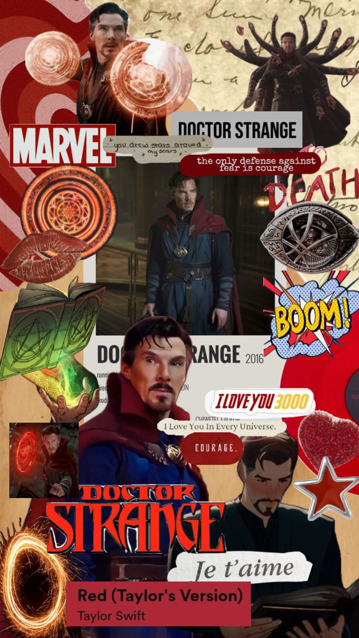 a collage of comic characters and their names