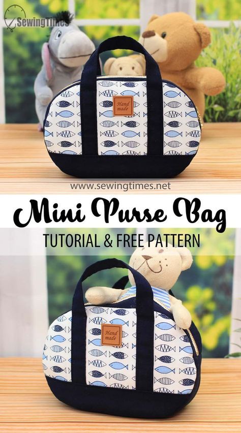 the mini purse bag sewing pattern is easy to sew, and it's great for