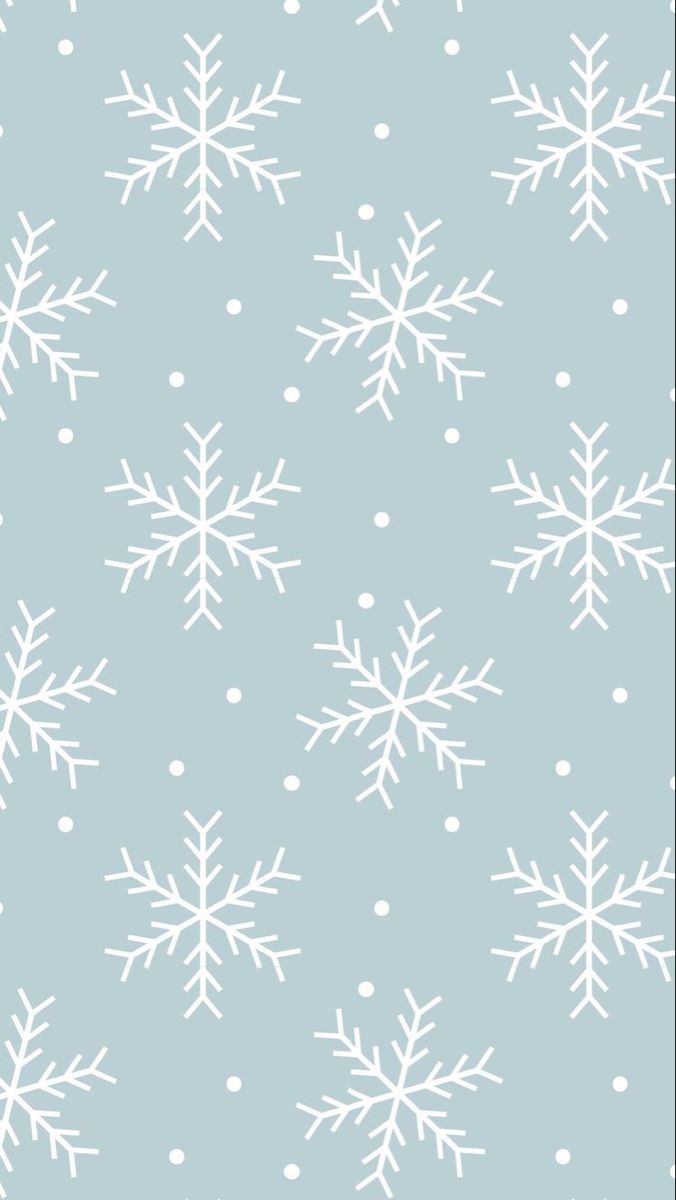 snowflakes on a blue background with white dots