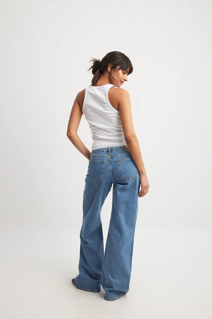 Low Waist Jeans Low Rise Baggy Jeans, Fine Knit Cardigan, High Waisted Flare Jeans, Low Waist Jeans, Chill Outfits, Japanese Denim, Y2k Jeans, High Waisted Flares, Wide Jeans