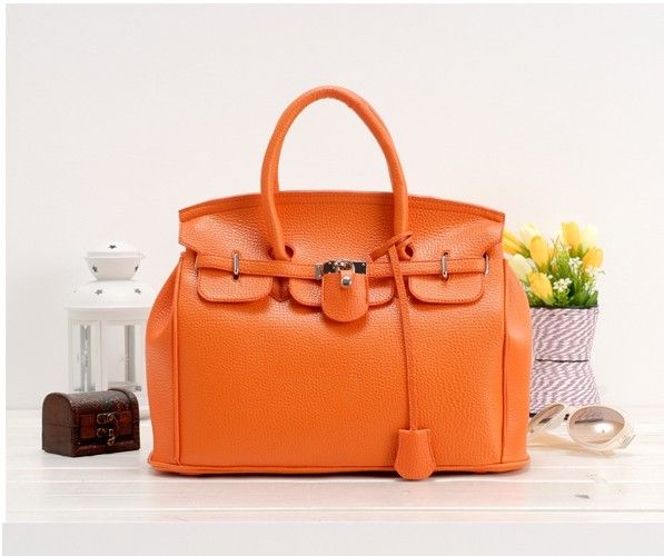 Details:Material PUColor	orange,Weight	About 800gLength	31cm(12.20'')Height	24cm(9.44'')Width	13cm(5.12'')Handbag Type	TotesGender	WomenPattern	SolidInner Pocket	YesClosure	ZipperPackage include:1 * HandbagWarm Tips:1.Please Check The Above Detailed Measurement To Chose The Correct Size,And Allow 3-4 Cm (1.18 Orange Handbag, Faux Leather Bag, Leather Handbags Tote, Black Leather Bags, Tote Bag Pattern, Handbag Shoes, Leather Messenger, Shopper Bag, Casual Bags